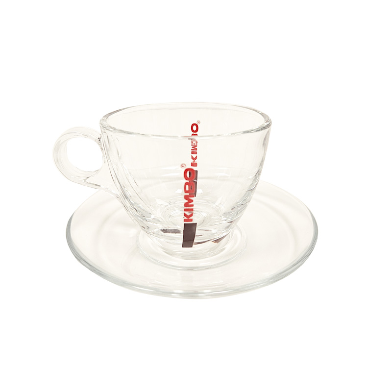 Glass cappuccino cup