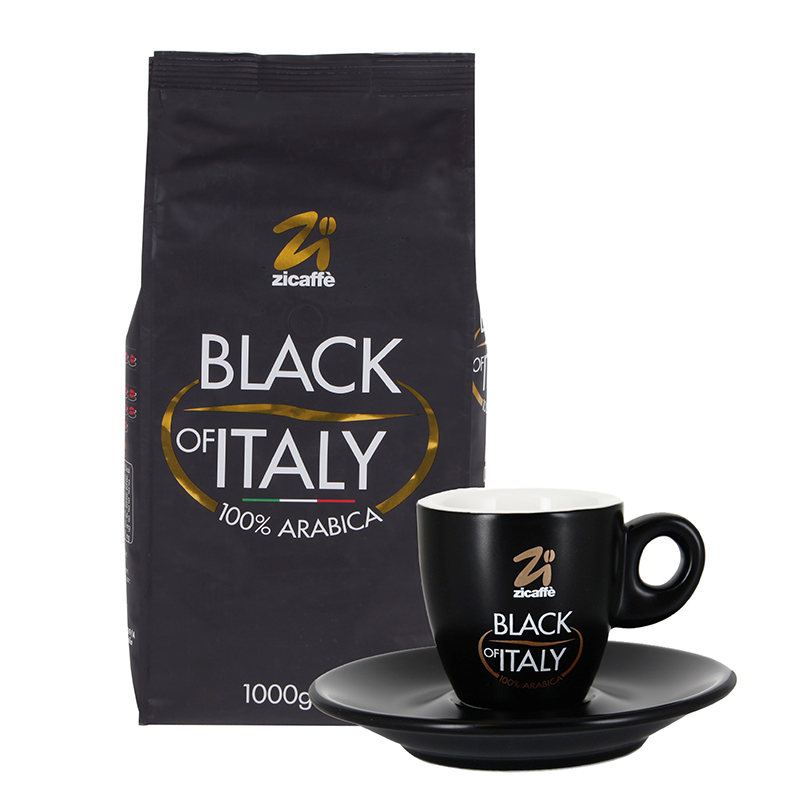 Black of Italy 1000g + Espressotasse