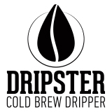 Dripster Logo mit Kaffeebohne
