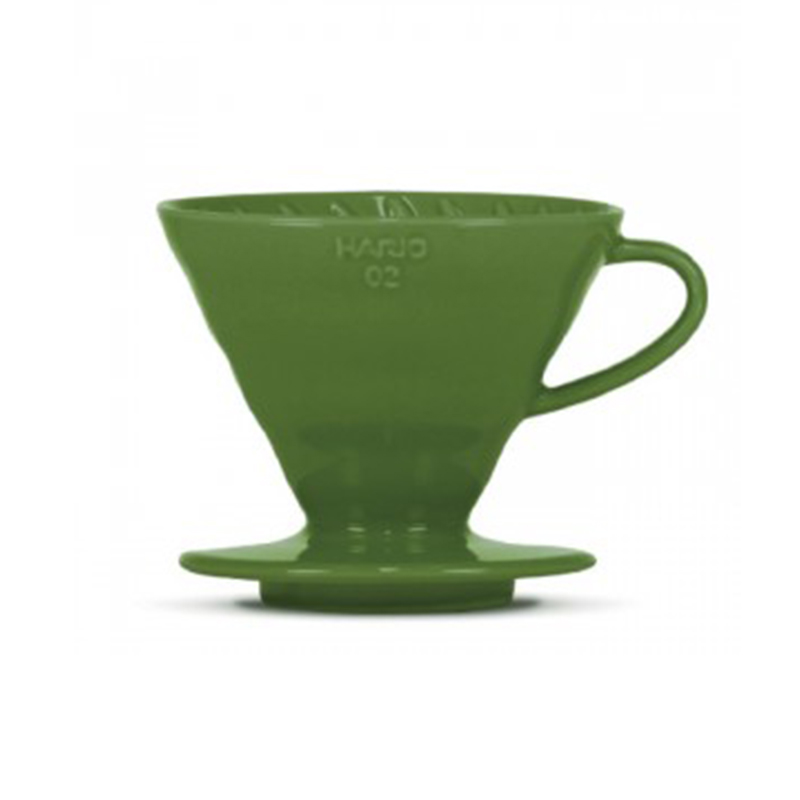 V60 Coffee Dripper Keramik 02 dark green