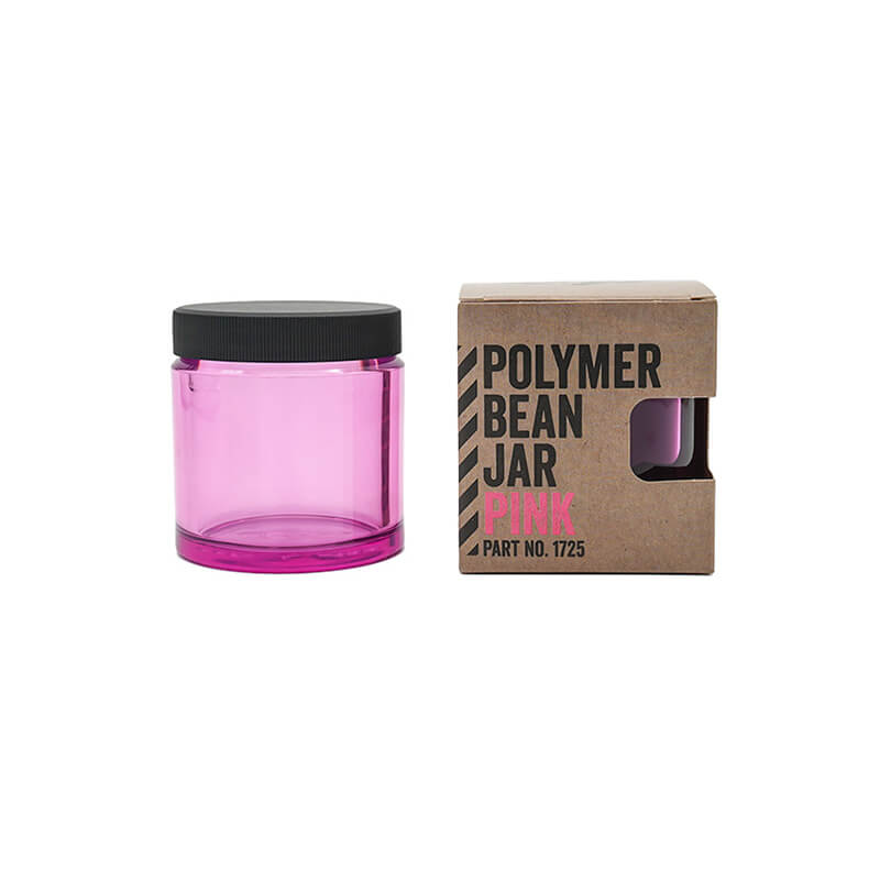 Polymer bean container pink