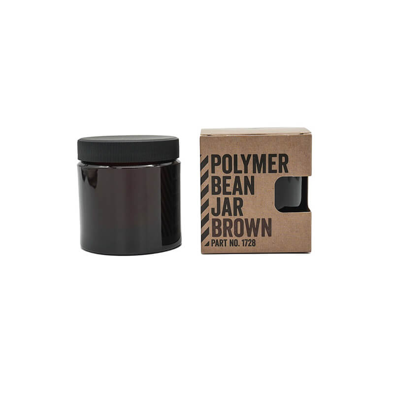 Polymer bean container brown