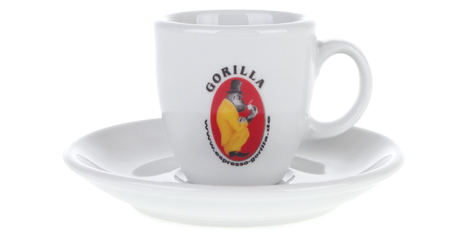 Eine Tasse von Gorilla