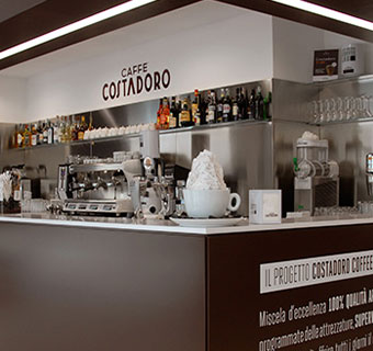 Ein gemütliches Café der Marke Costadoro