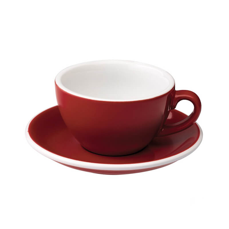 Cappuccinotasse Egg Red