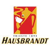 Rot-gelbes Hausbrandt Logo