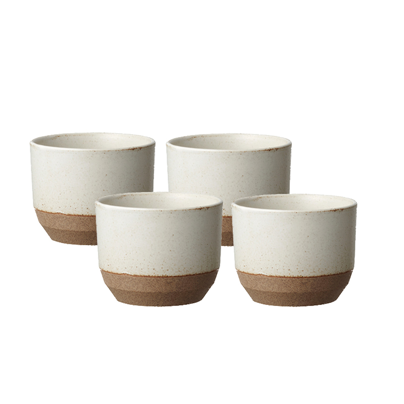 Little Mug Keramik weiß 4 Stück