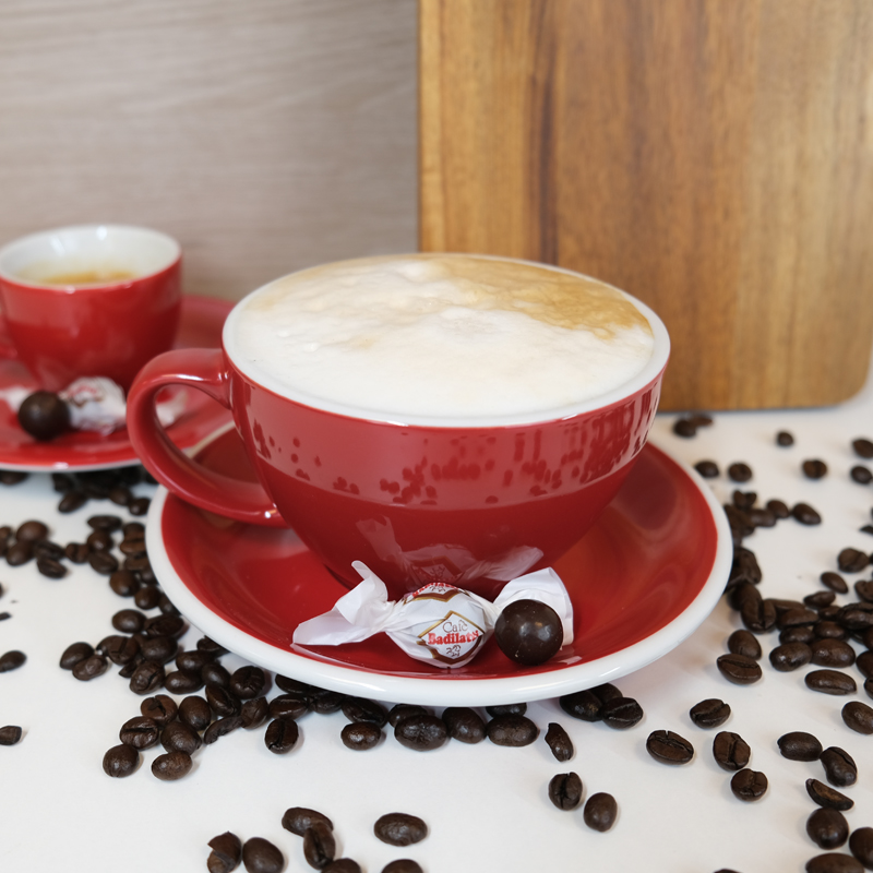 Kaffeebohnen mit Schokoladenüberzug