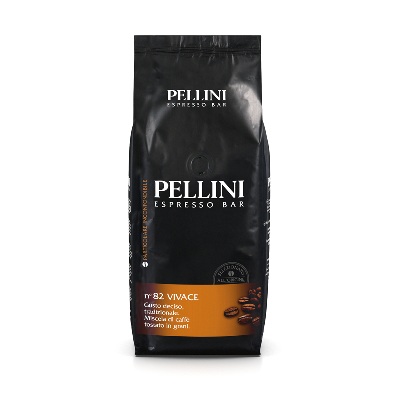 Espresso von Pellini im schwarzen Design